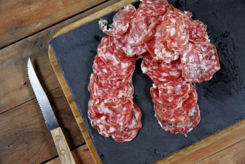 PORK & FENNAL SALAMI - PADDOCK CHARCHUTERI - 100G - Image 2