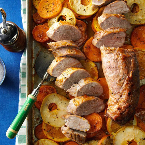 Orange-Glazed Pork with Sweet Potatoes - Budd's Butchers