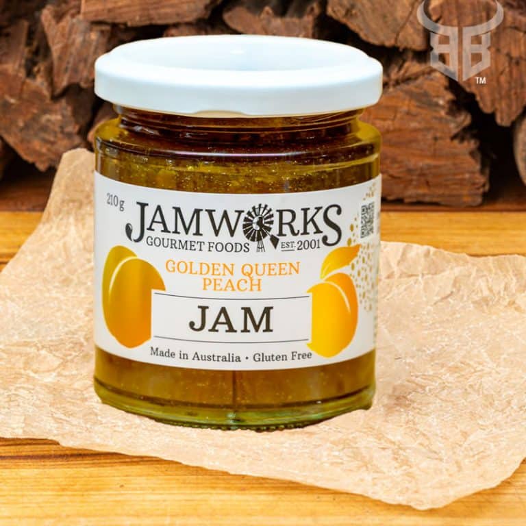 JAMWORKS GOLDEN PEACH JAM - EASY HAM GLAZE - Budd's Butchers